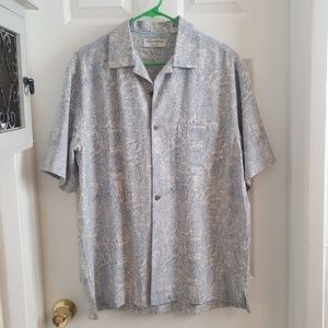 NEW Carribean Pure Silk Men's Shirt